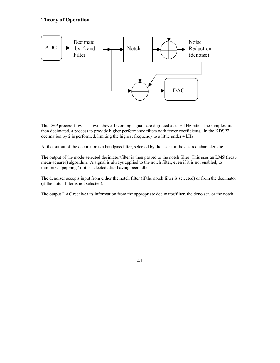 Elecraft KDSP2 Manual User Manual | Page 41 / 50
