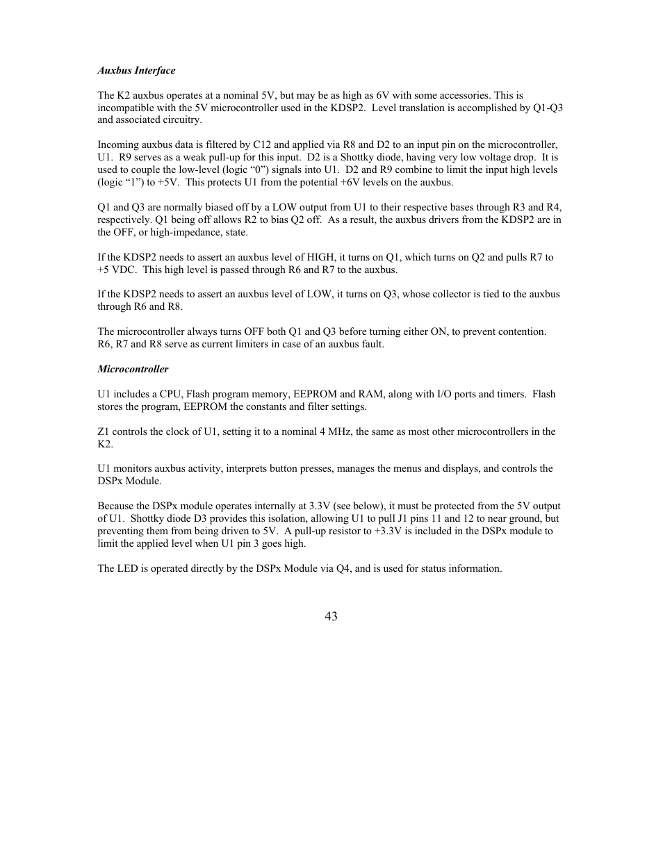 Elecraft KDSP2 Manual User Manual | Page 43 / 50