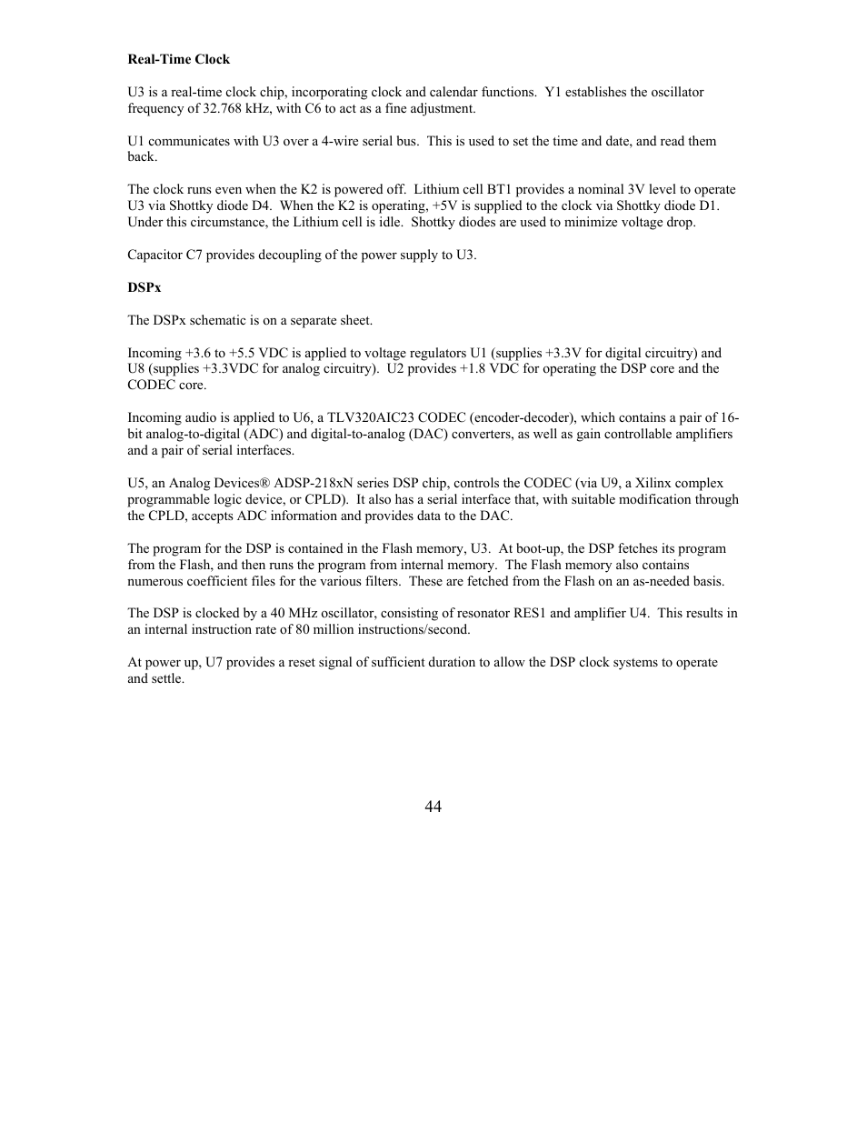 Elecraft KDSP2 Manual User Manual | Page 44 / 50