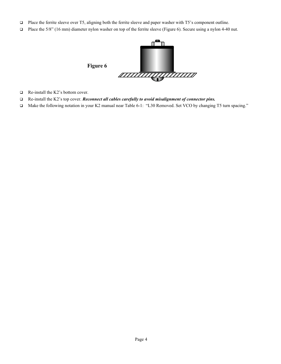 Figure 6 | Elecraft K2VCOSHLDKT User Manual | Page 4 / 4