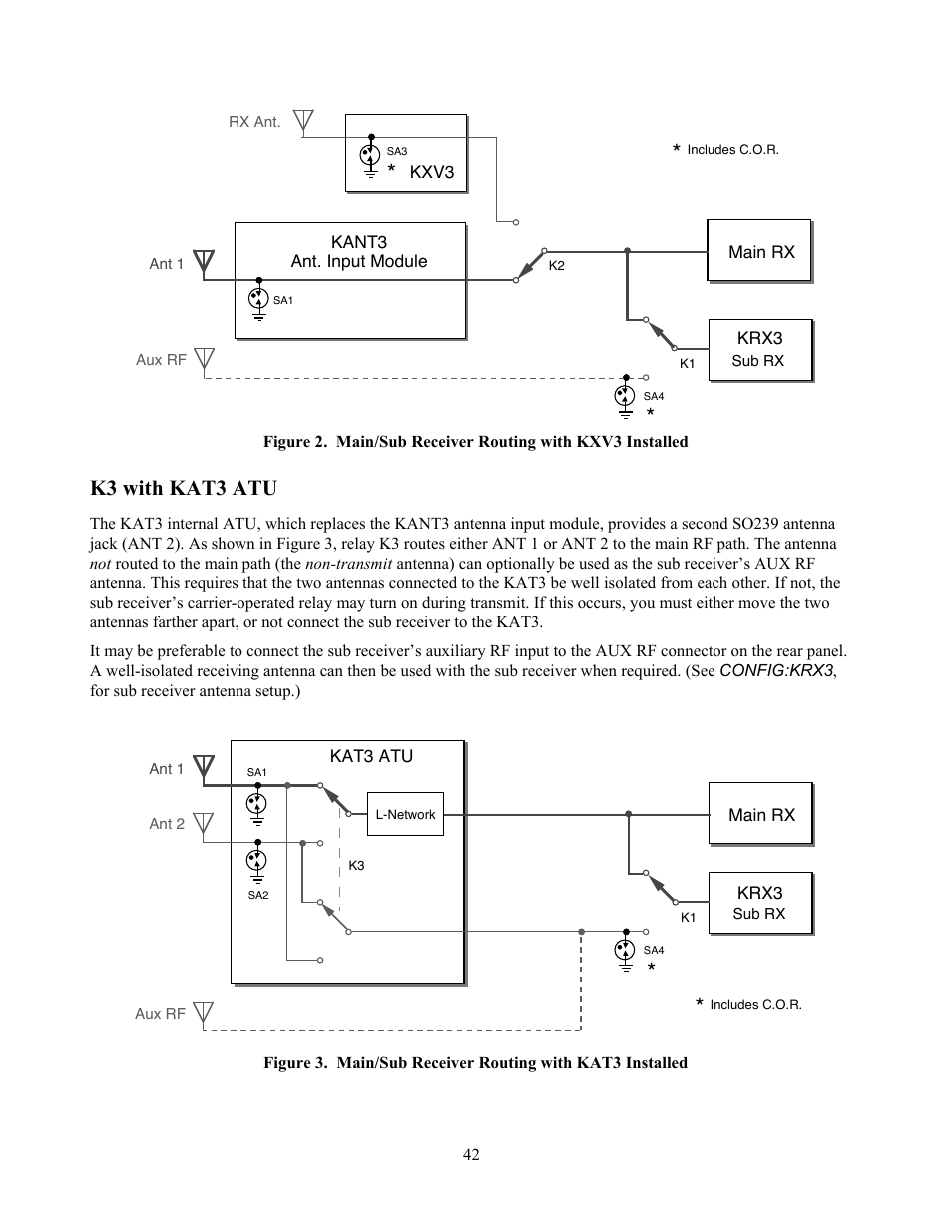 K3 with kat3 atu | Elecraft K3 Owner's Manual User Manual | Page 42 / 83