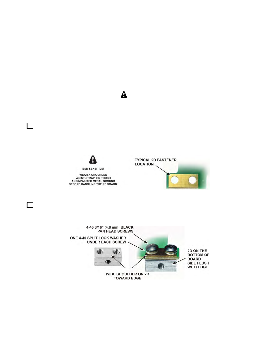 Rf board and chassis, Caution | Elecraft K3 Assembly Manual User Manual | Page 13 / 90