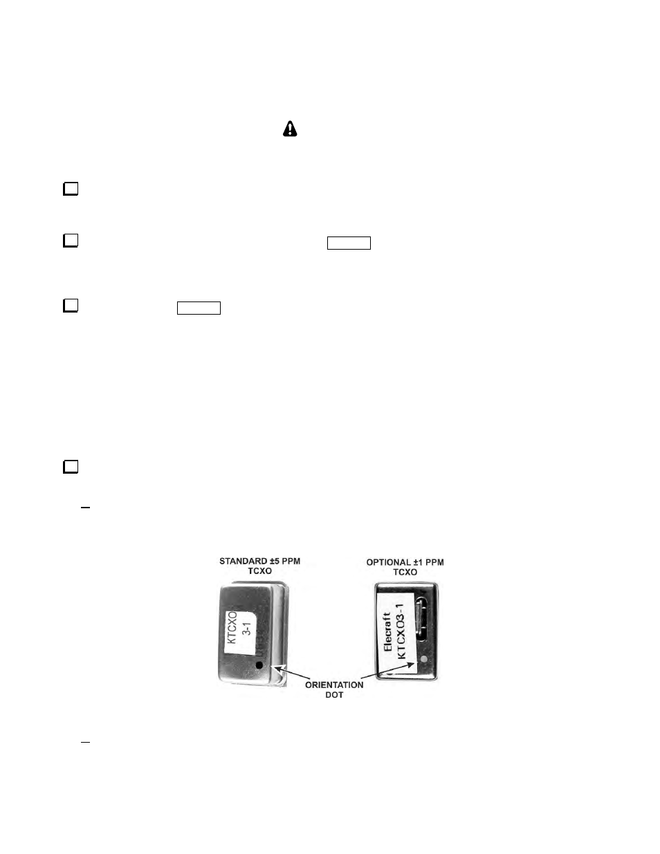 Caution, Kref3 reference oscillator | Elecraft K3 Assembly Manual User Manual | Page 50 / 90