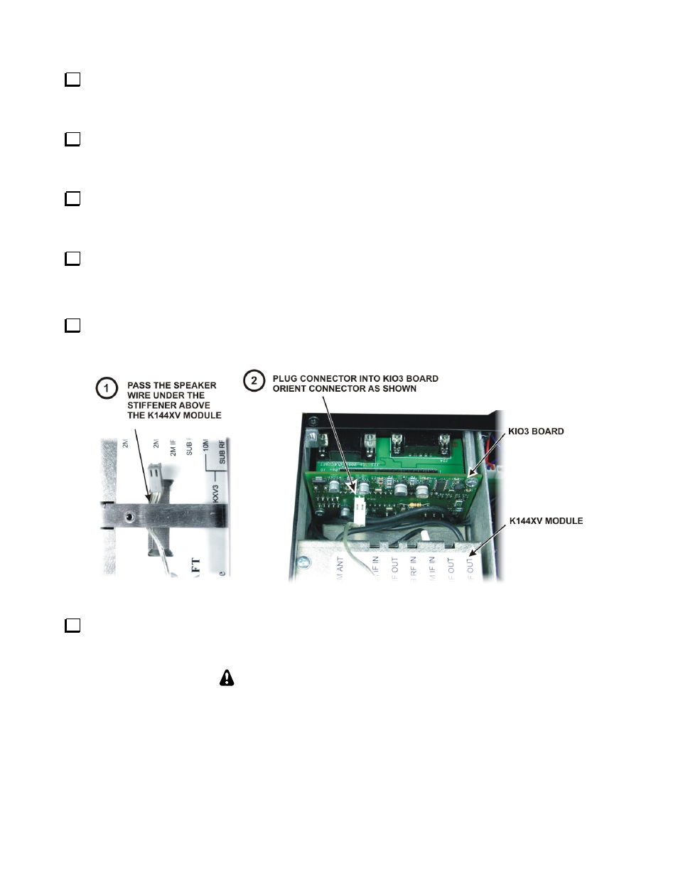 Replace all the screws | Elecraft K144XV Ref Lock Manual User Manual | Page 10 / 11
