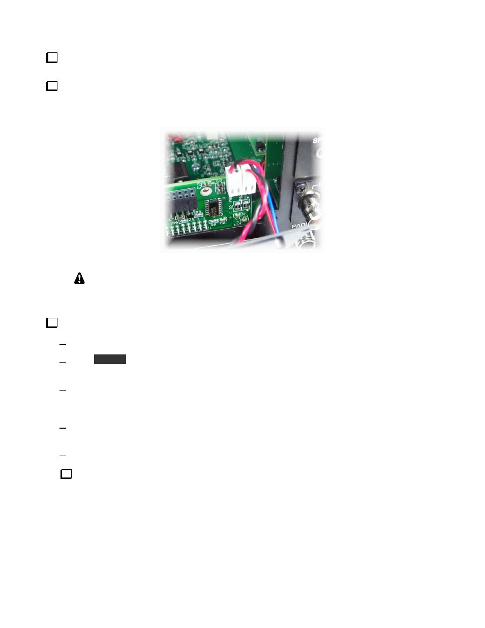 Caution | Elecraft KPA3 Manual User Manual | Page 15 / 21
