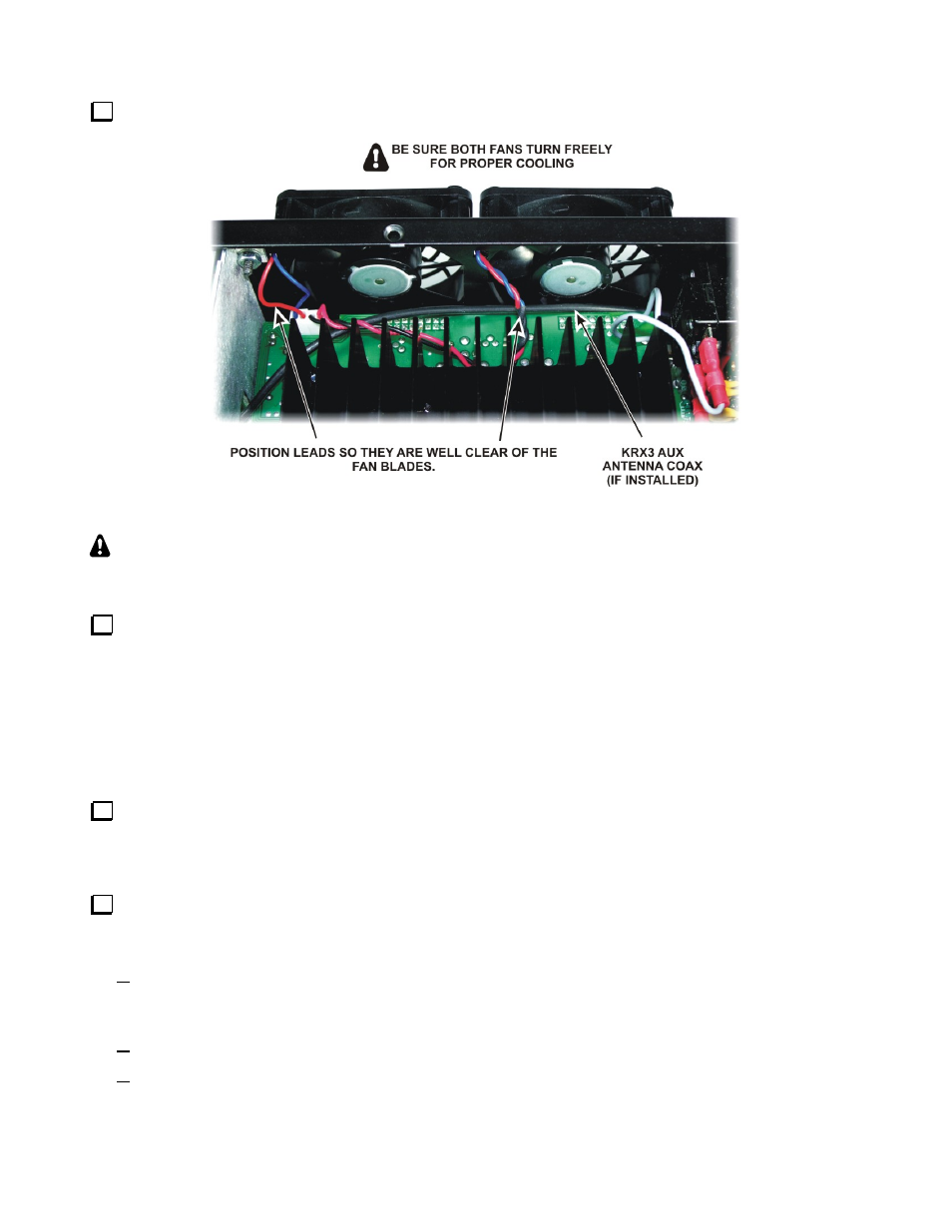 K3 kit builders, Replacing the knb3 module, Replacing the krx3 module | Elecraft KPA3 Manual User Manual | Page 18 / 21