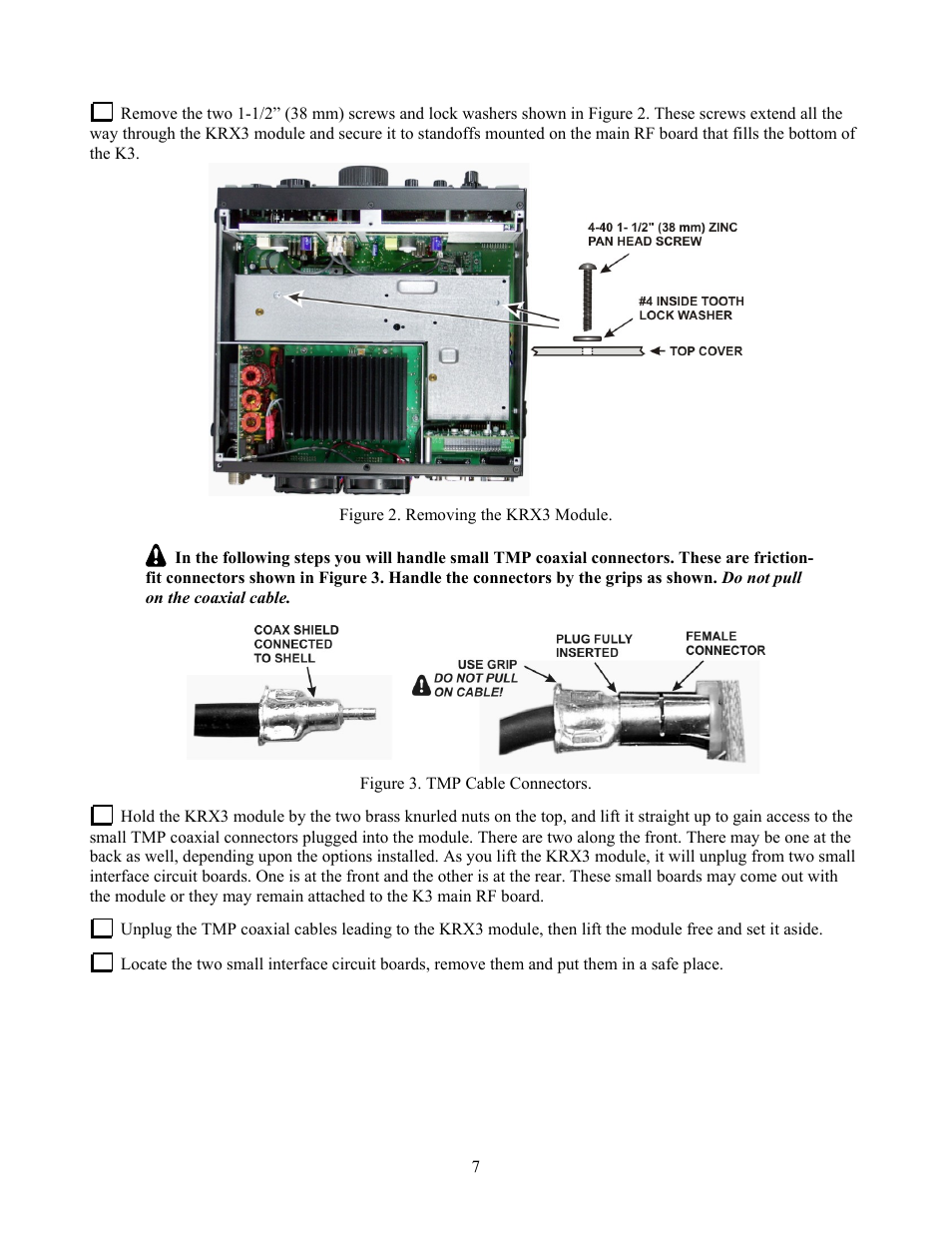 Elecraft KAT3 User Manual | Page 7 / 12