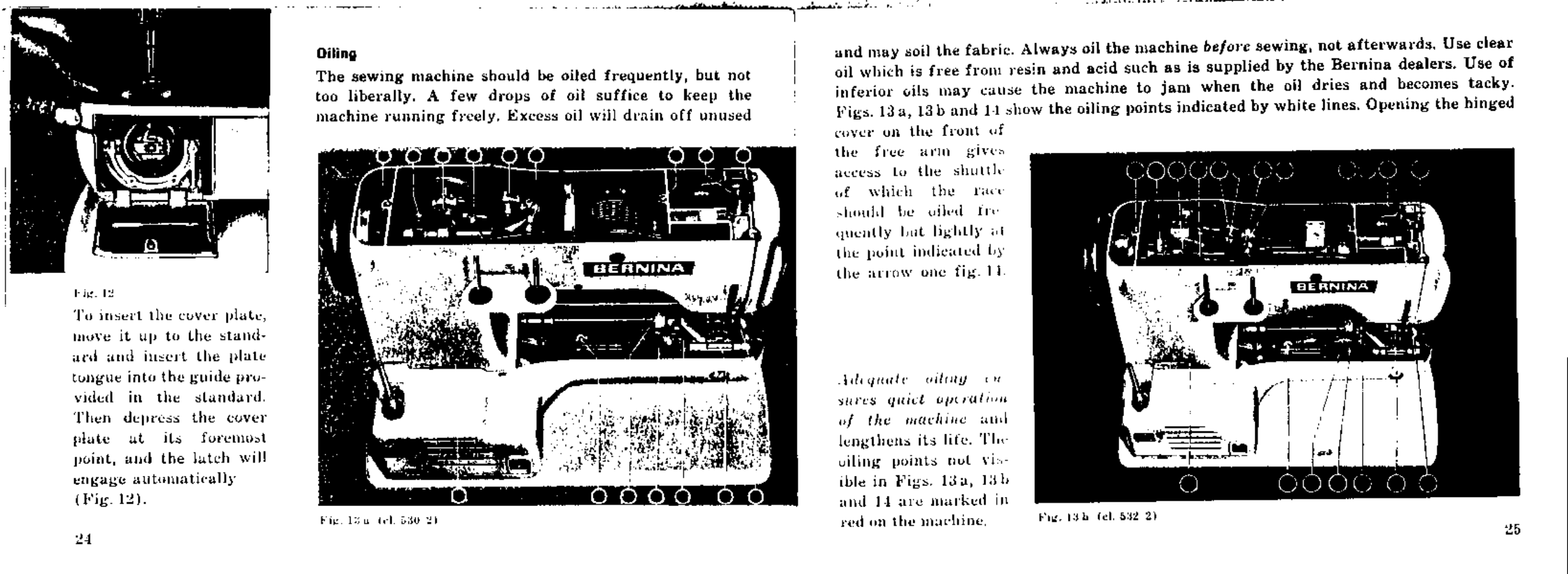 Of (he thdvhmc | Bernina 532-2 User Manual | Page 15 / 54