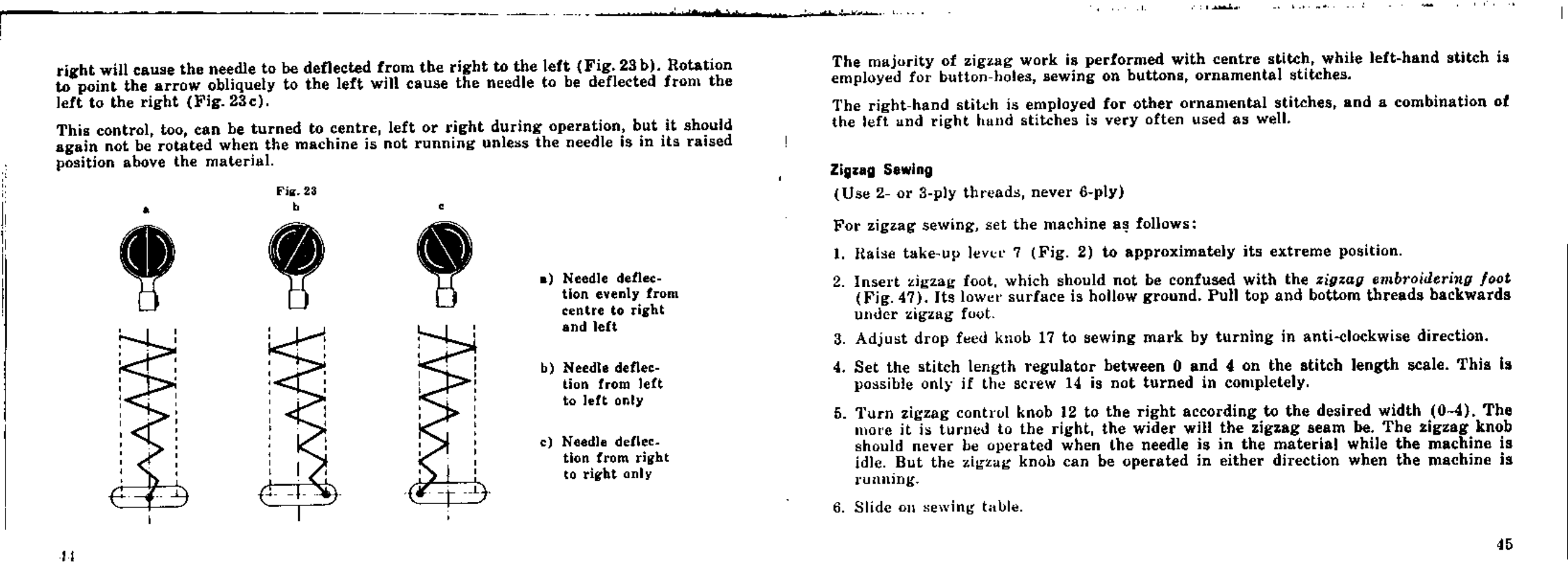 Bernina 532-2 User Manual | Page 25 / 54