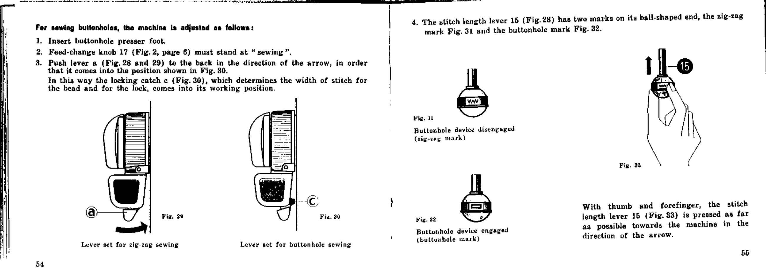 Bernina 532-2 User Manual | Page 30 / 54