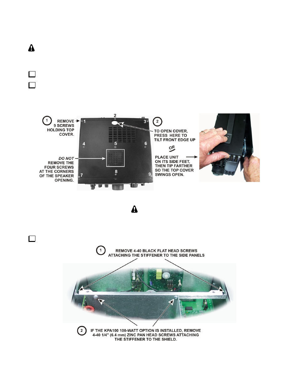 Installation procedure | Elecraft KRX3 User Manual | Page 11 / 54