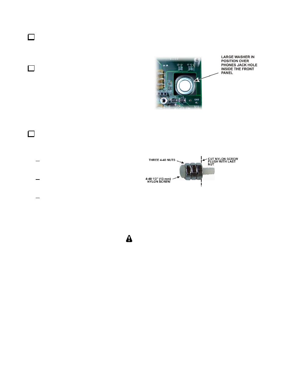 Caution | Elecraft KRX3 User Manual | Page 15 / 54