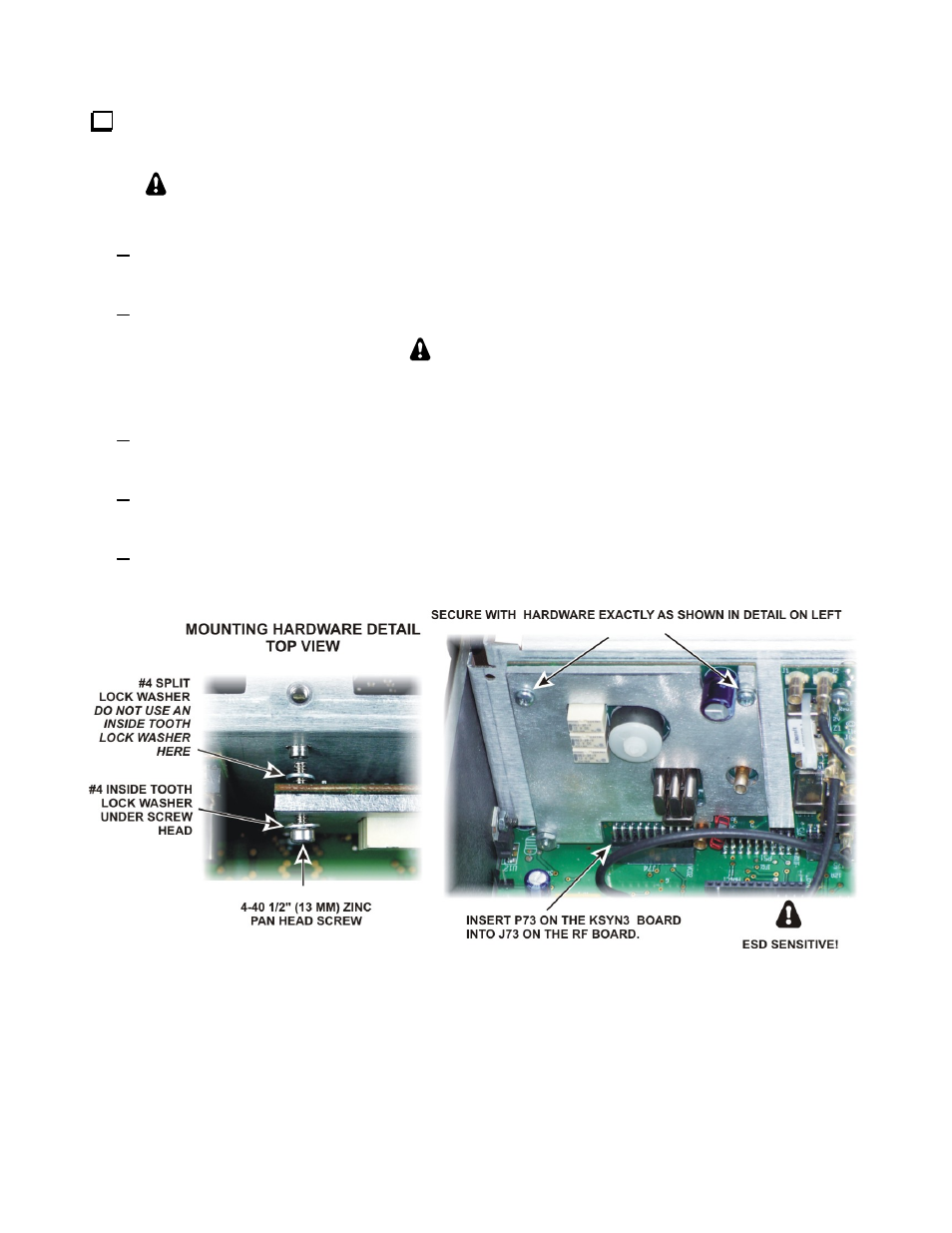 Caution | Elecraft KRX3 User Manual | Page 25 / 54