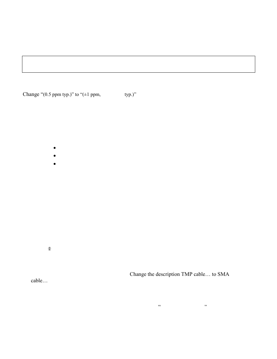 Elecraft K3EXREF Errata User Manual | 1 page