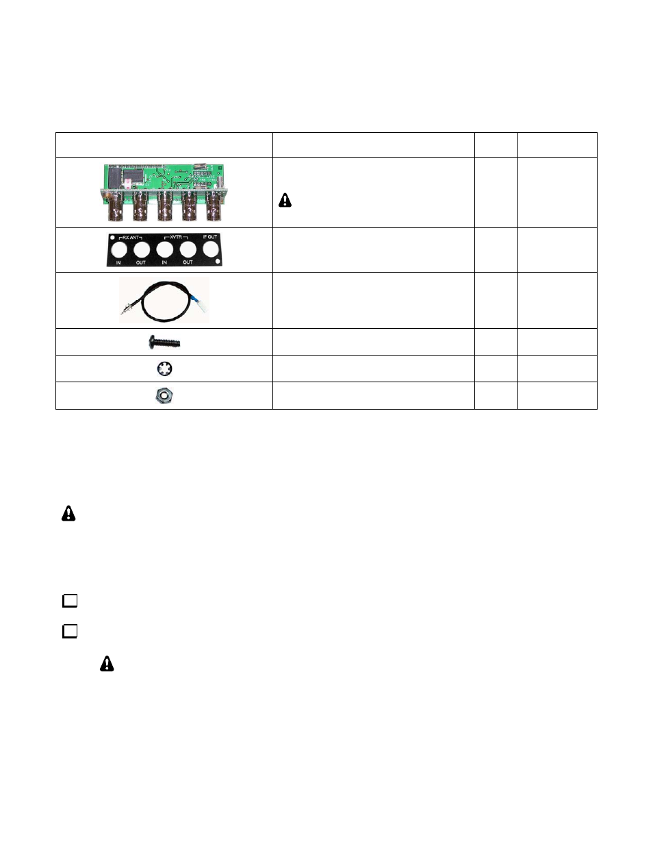 Installation procedure, Parts included, Removing the top cover | Elecraft KXV3A User Manual | Page 6 / 16