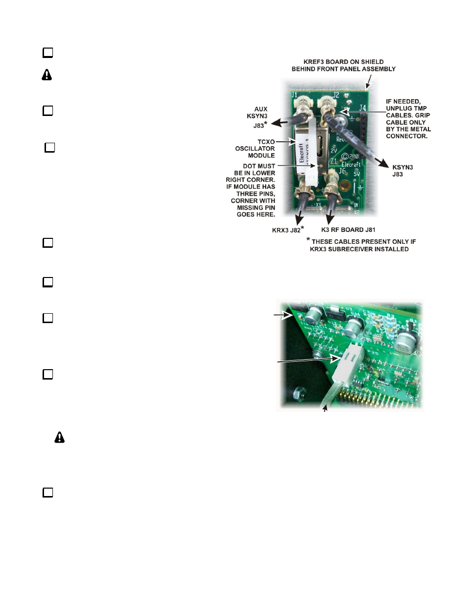 Elecraft KTCXO3-1 User Manual | Page 2 / 2