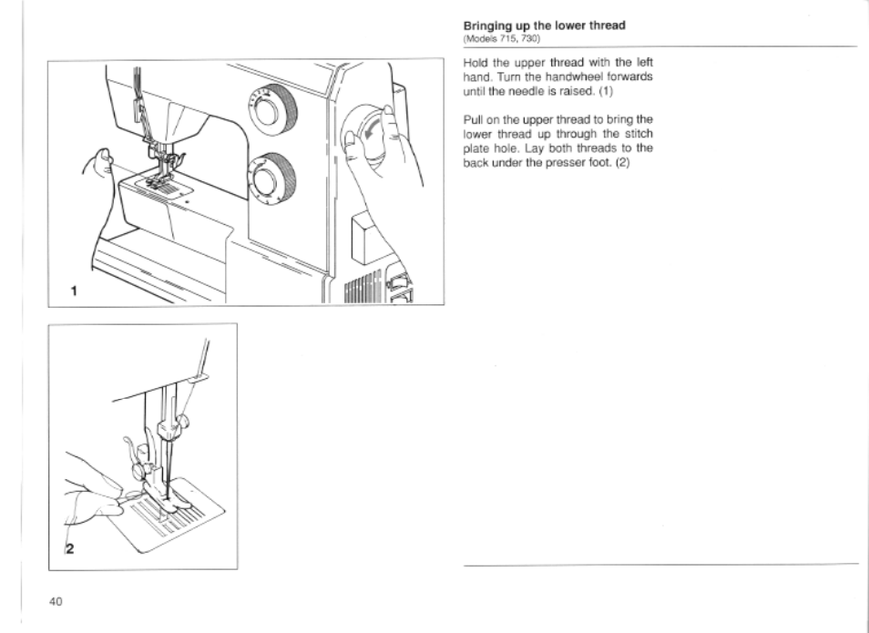 Bernina 740E User Manual | Page 24 / 51