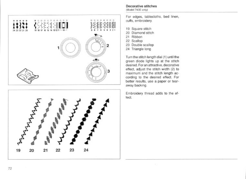 Bernina 740E User Manual | Page 40 / 51