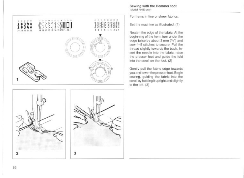 Bernina 740E User Manual | Page 47 / 51