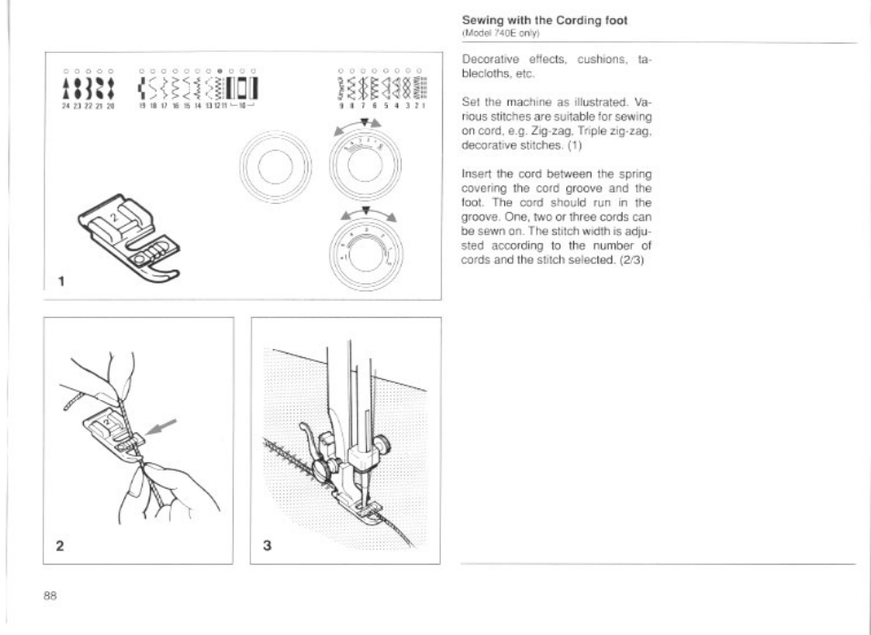 Bernina 740E User Manual | Page 48 / 51