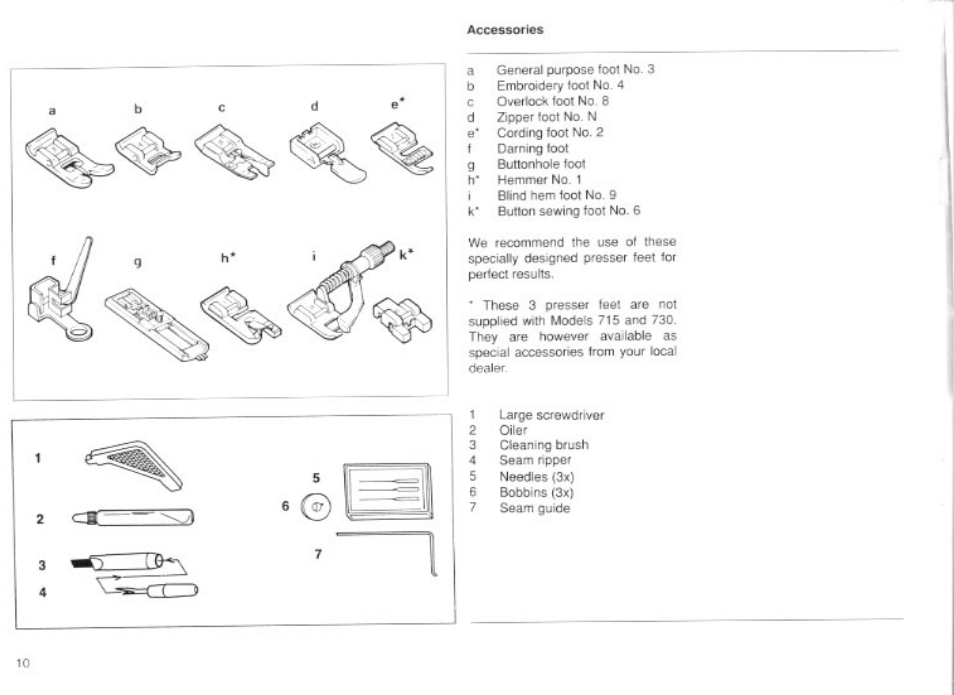 Bernina 740E User Manual | Page 9 / 51