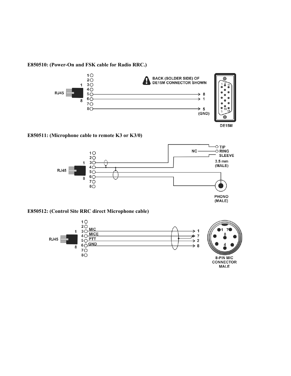 Appendix b – cable schematics | Elecraft K3-Remote Owner's Manual User Manual | Page 26 / 27