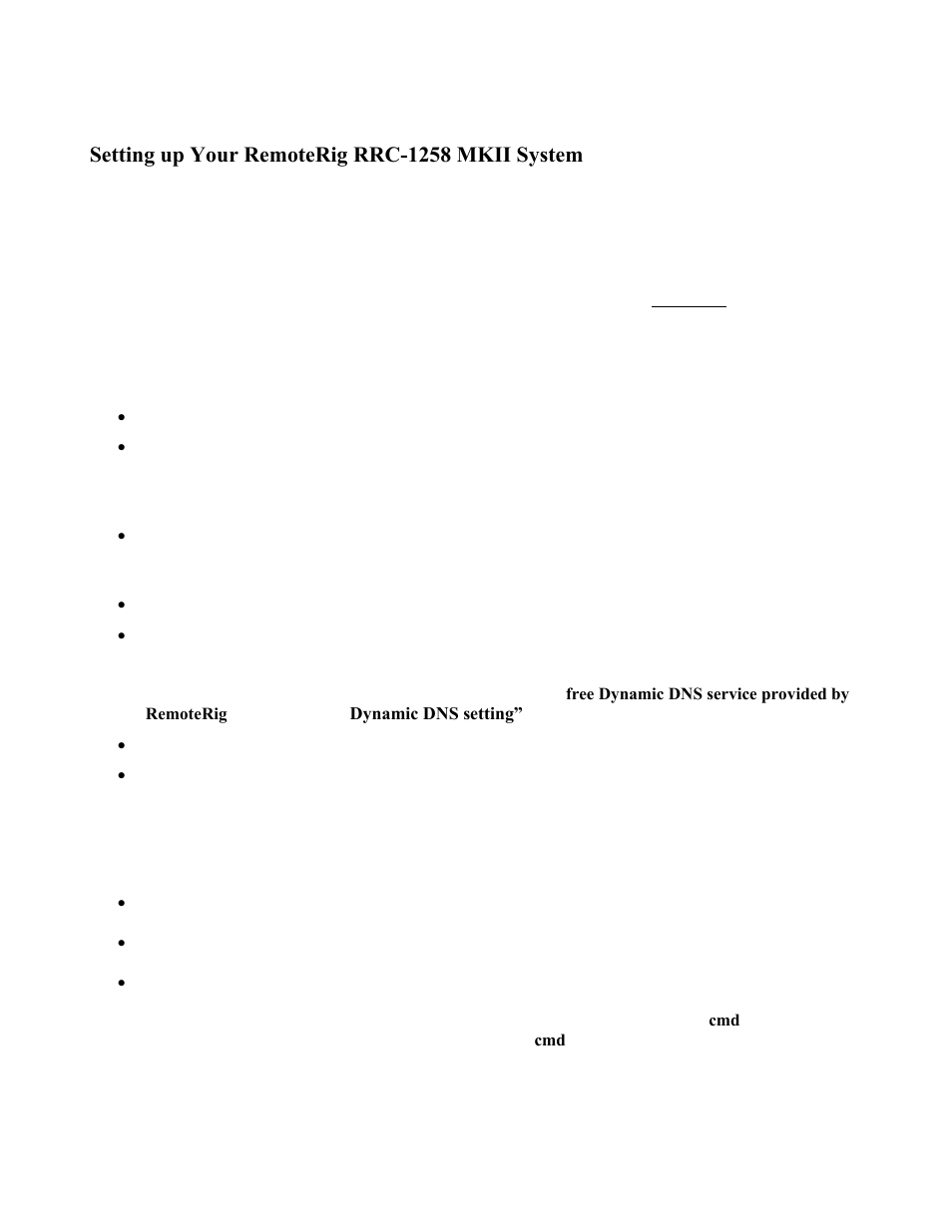 Setting up your remoterig rrc-1258 mkii system | Elecraft K3-Remote Owner's Manual User Manual | Page 8 / 27