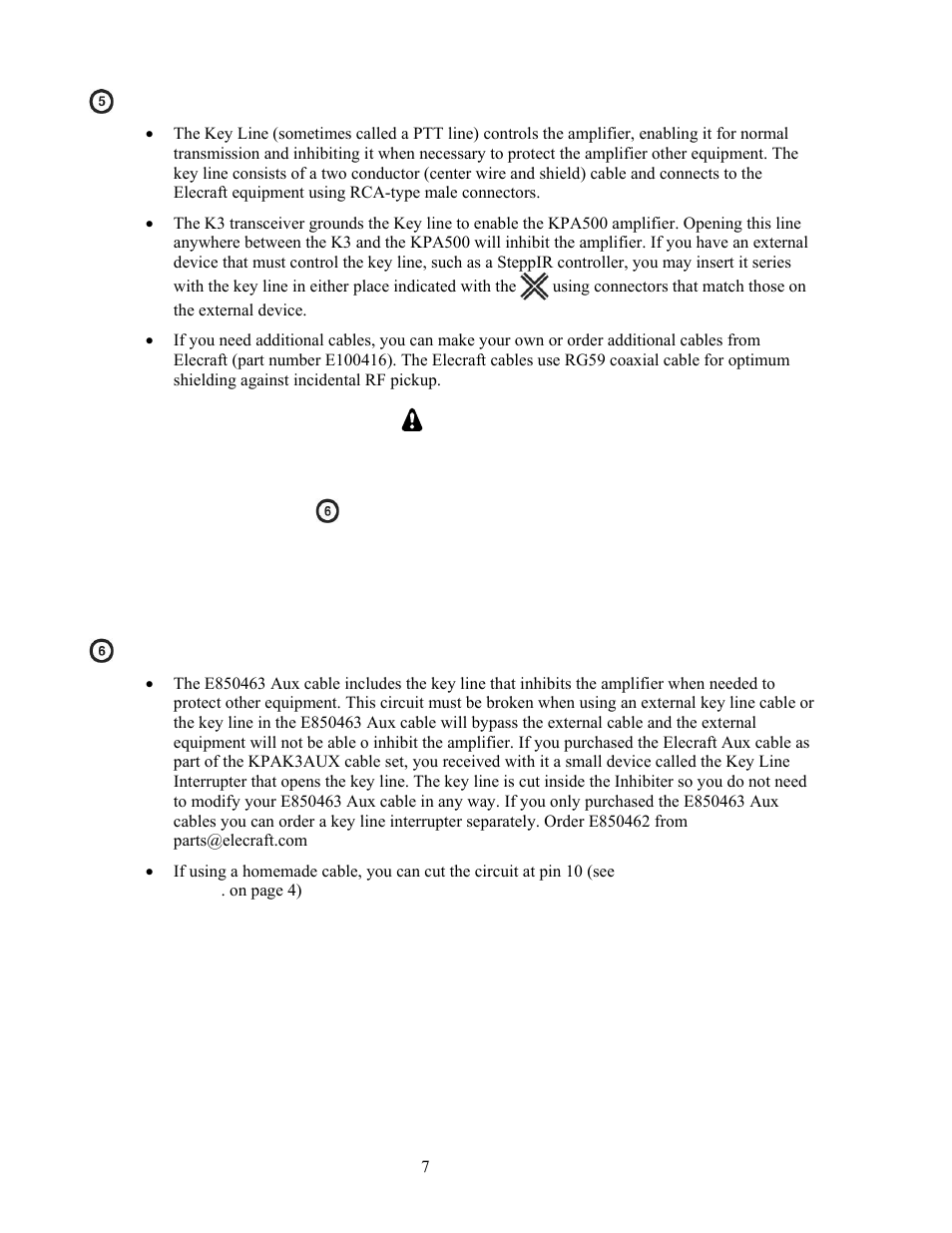 Elecraft KAT500 Owners Manual User Manual | Page 10 / 50