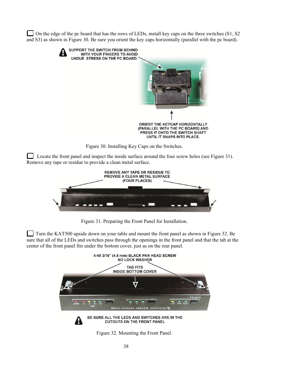 Elecraft KAT500 Owners Manual User Manual | Page 41 / 50