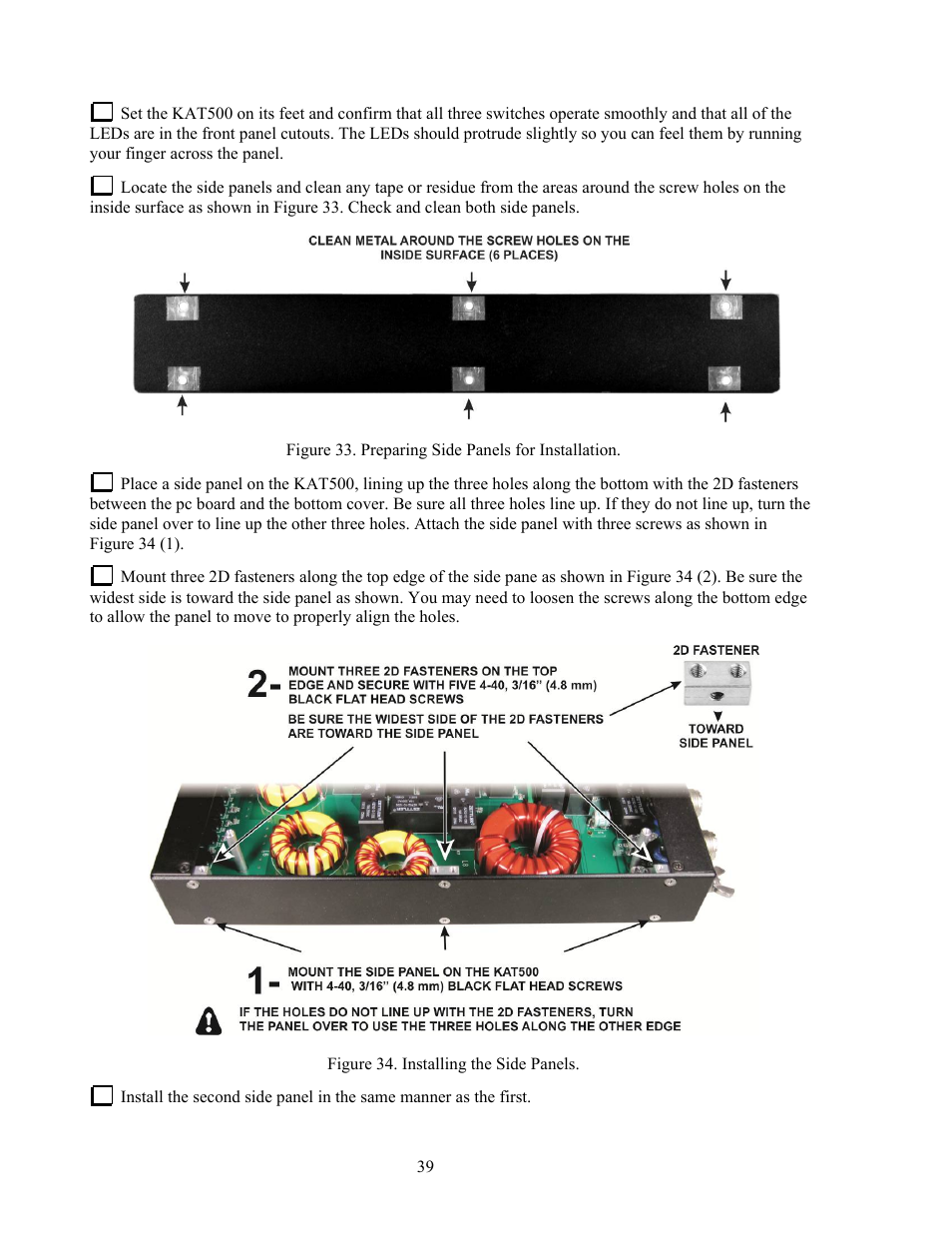 Elecraft KAT500 Owners Manual User Manual | Page 42 / 50