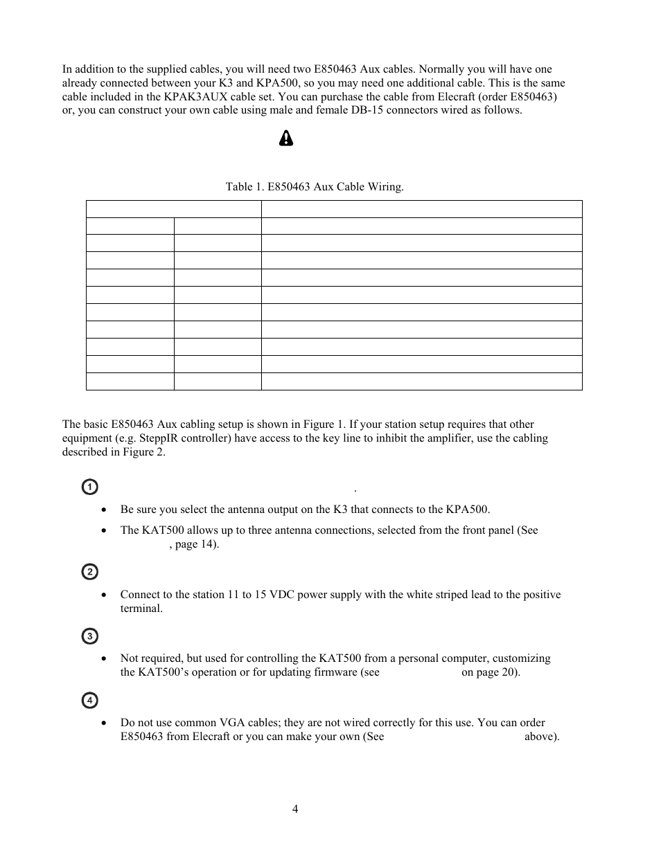 Elecraft KAT500 Owners Manual User Manual | Page 7 / 50