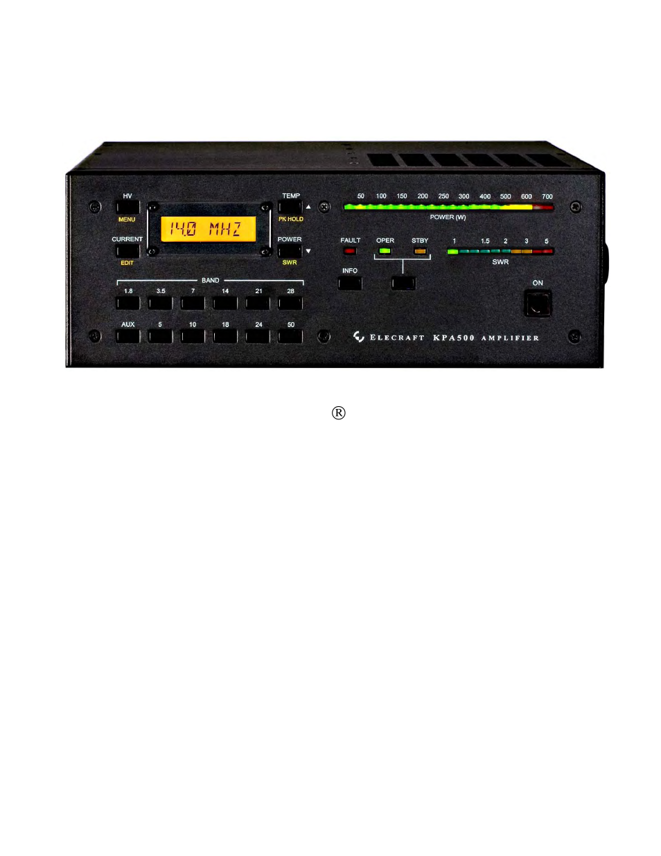 Elecraft KPA500 Owner's Manual User Manual | 28 pages