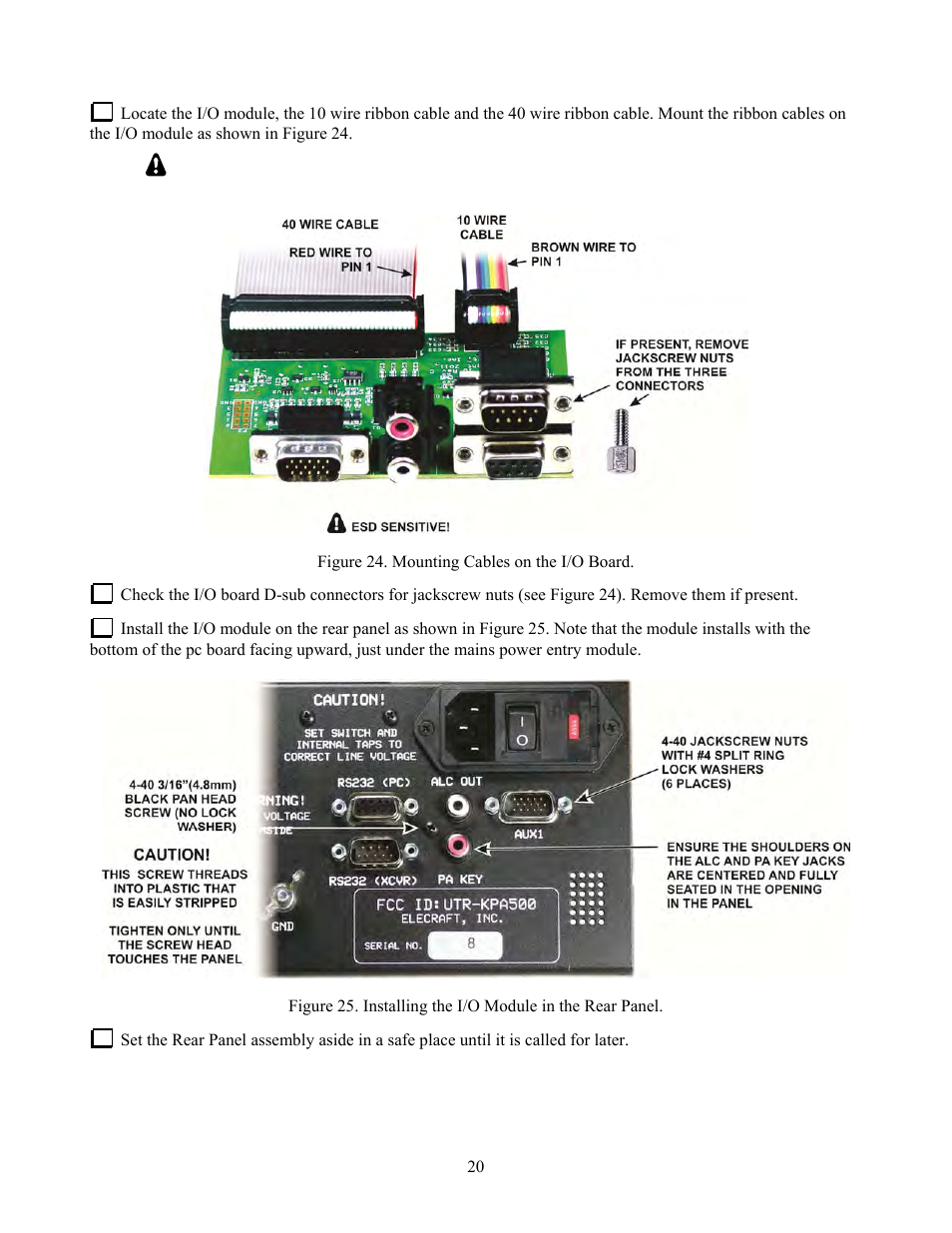 Elecraft KPA500 Kit Assembly Manual User Manual | Page 21 / 54