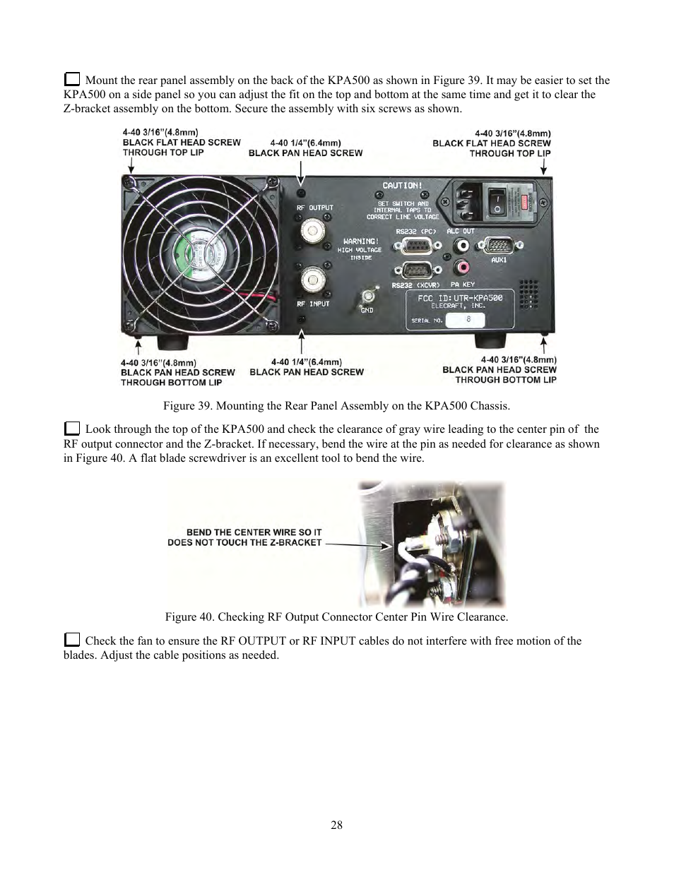 Elecraft KPA500 Kit Assembly Manual User Manual | Page 29 / 54