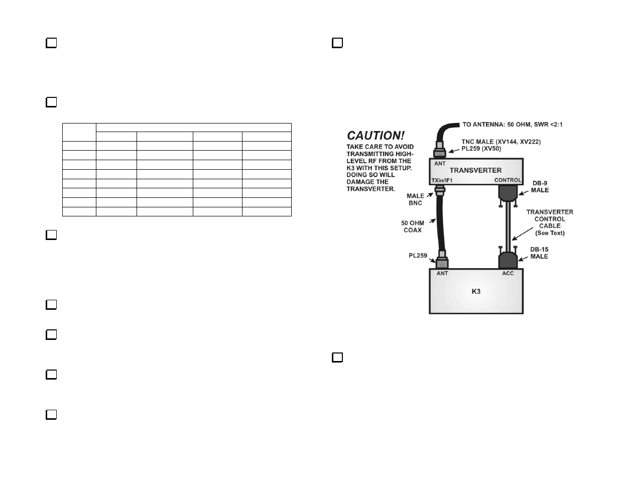 Elecraft XV Transverter Owner's Manual User Manual | Page 9 / 51