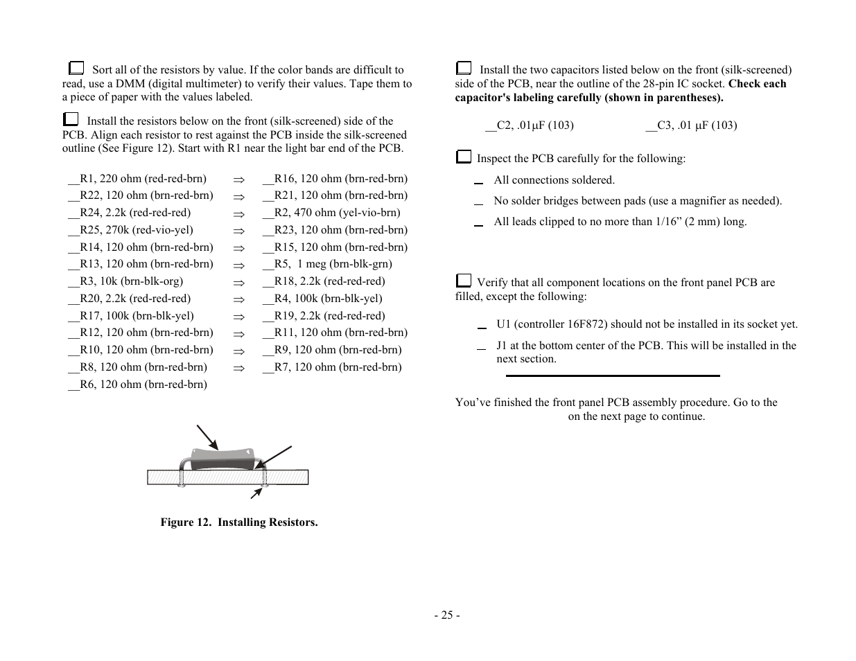 Elecraft XV Assembly Manual for XV222 User Manual | Page 28 / 57