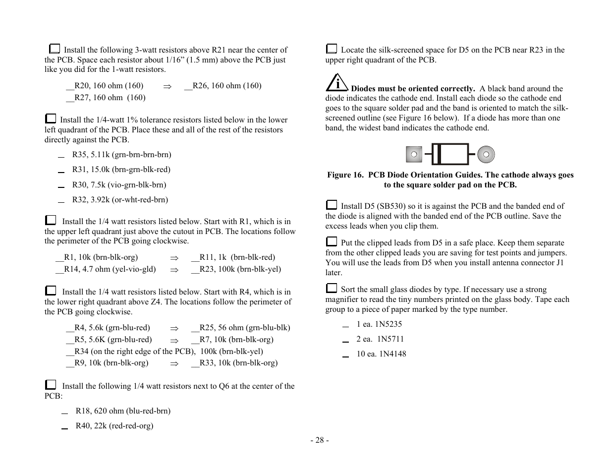 Elecraft XV Assembly Manual for XV222 User Manual | Page 31 / 57