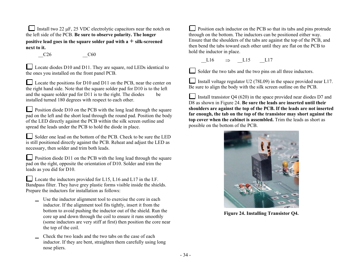 Elecraft XV Assembly Manual for XV222 User Manual | Page 37 / 57