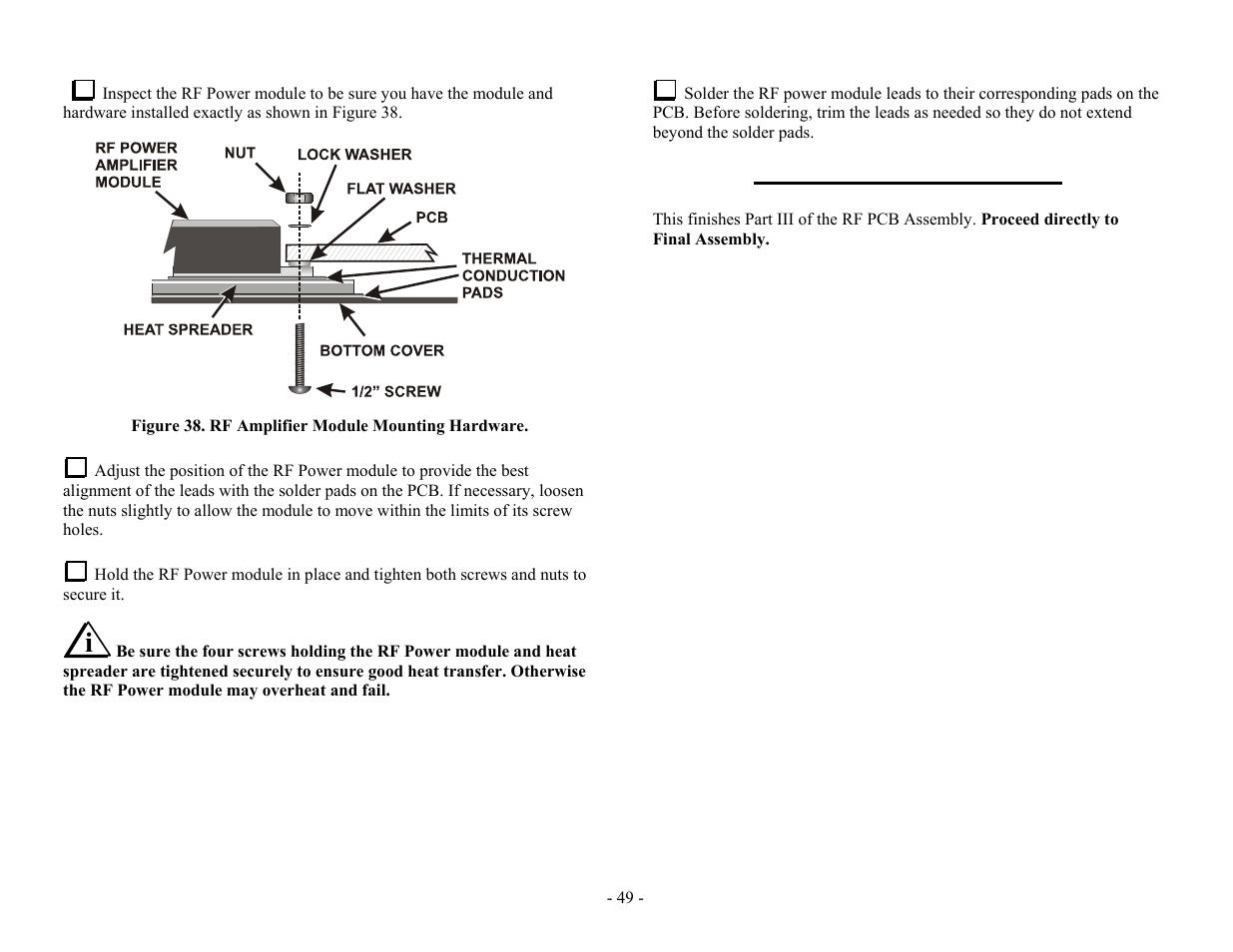 Elecraft XV Assembly Manual for XV222 User Manual | Page 52 / 57