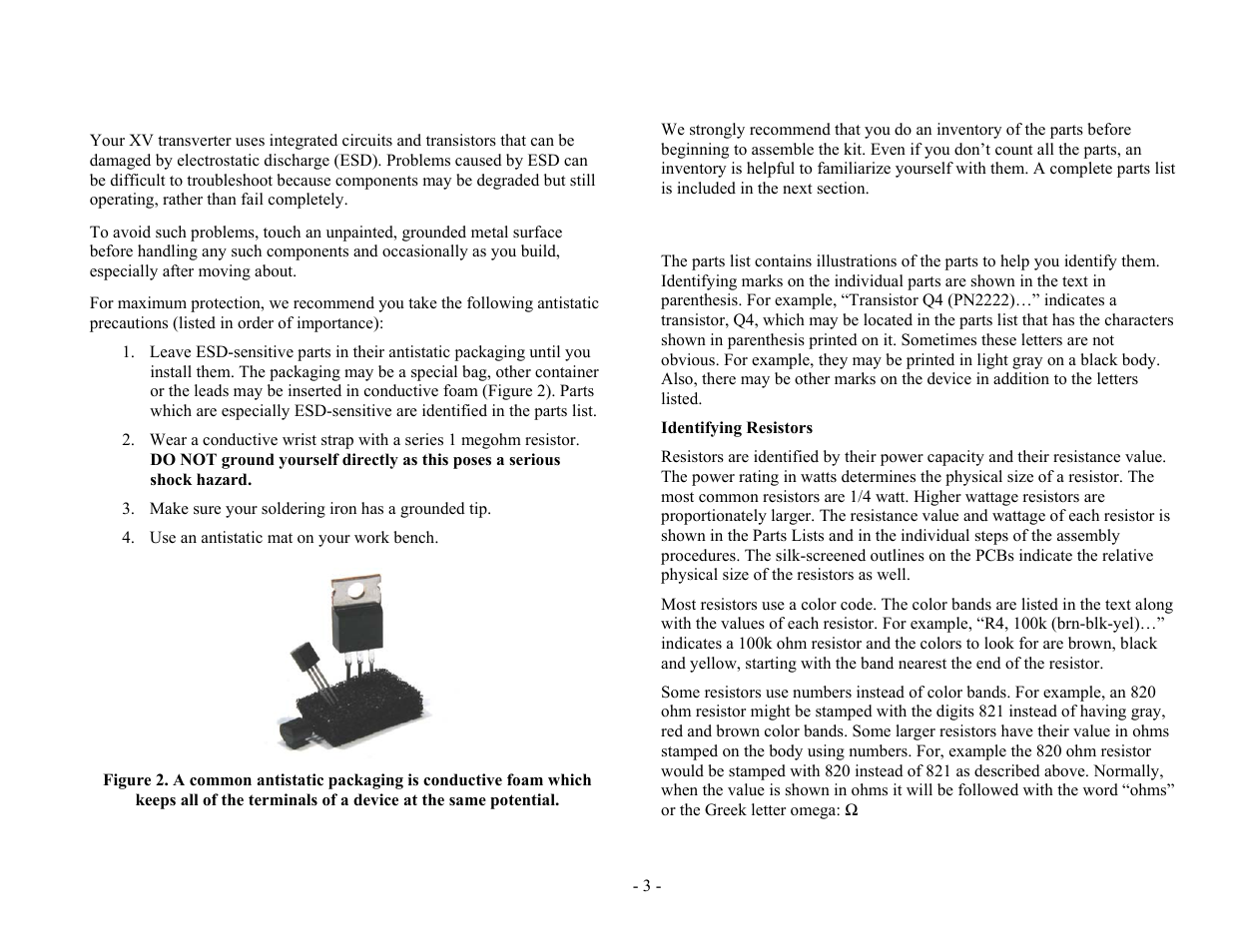 Elecraft XV Assembly Manual for XV222 User Manual | Page 6 / 57