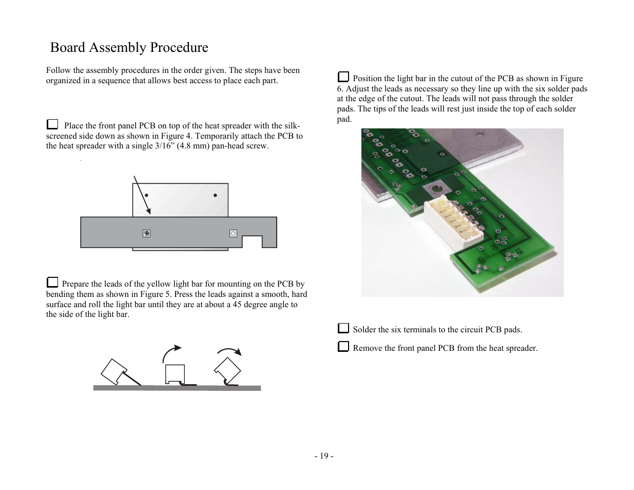 Board assembly procedure | Elecraft XV Assembly Manual for XV432 MHz User Manual | Page 21 / 48