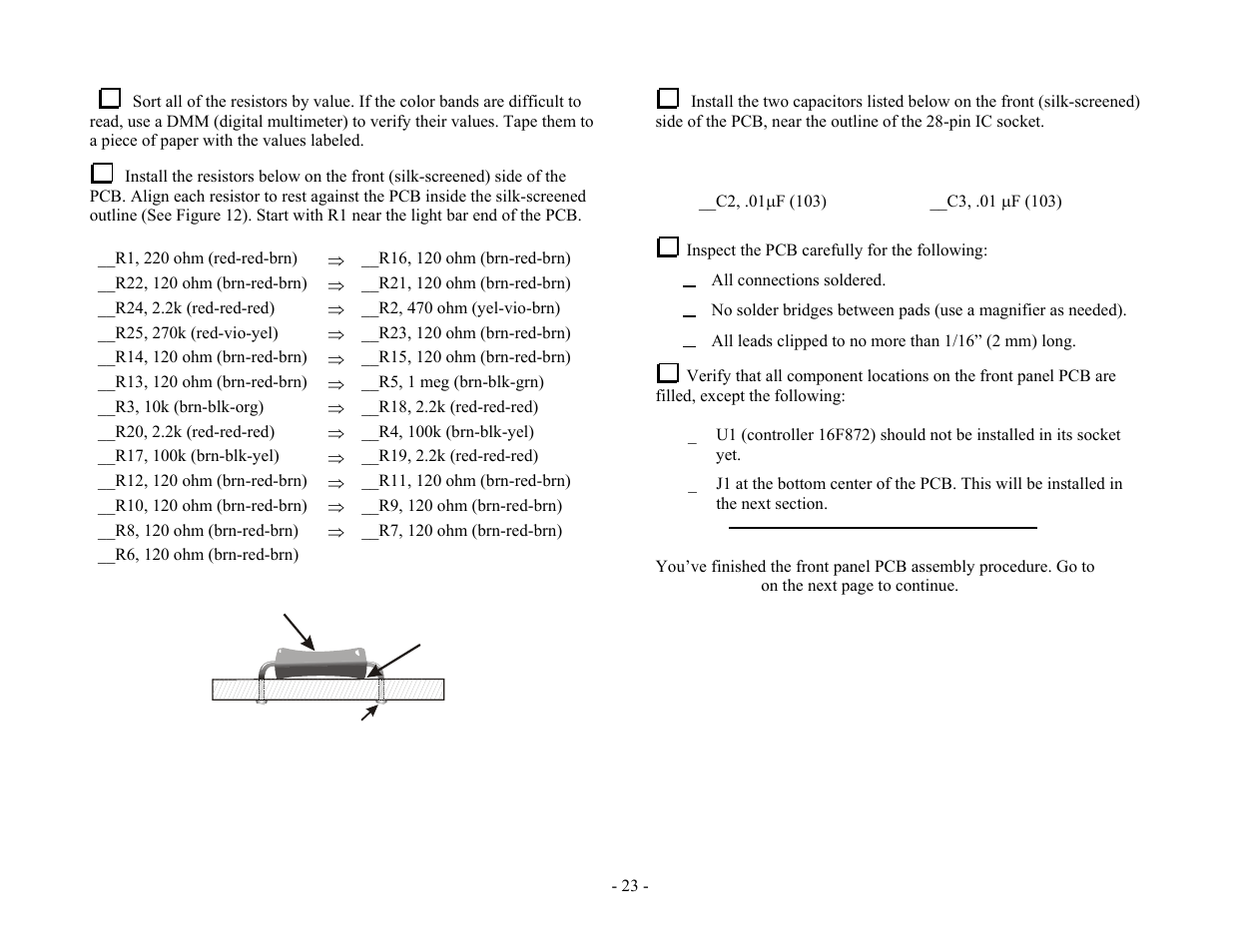 Elecraft XV Assembly Manual for XV432 MHz User Manual | Page 25 / 48