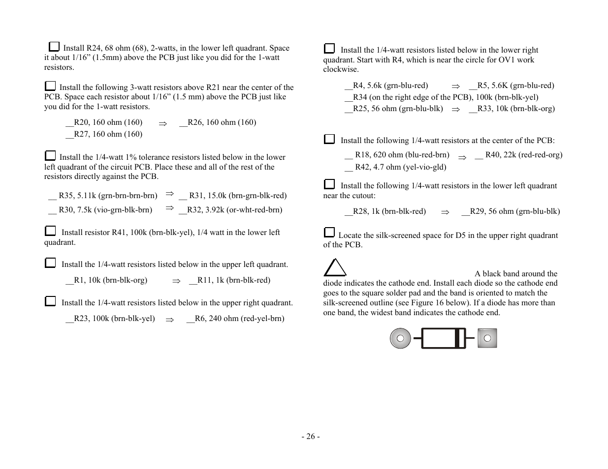 Elecraft XV Assembly Manual for XV432 MHz User Manual | Page 28 / 48