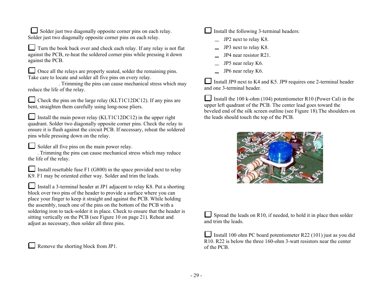 Elecraft XV Assembly Manual for XV432 MHz User Manual | Page 31 / 48