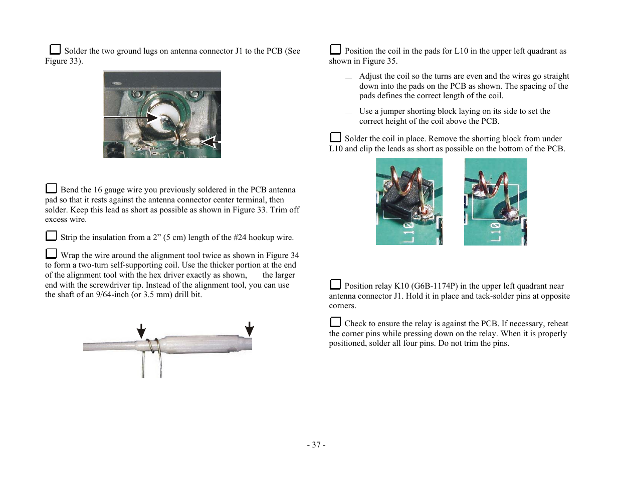 Elecraft XV Assembly Manual for XV432 MHz User Manual | Page 39 / 48