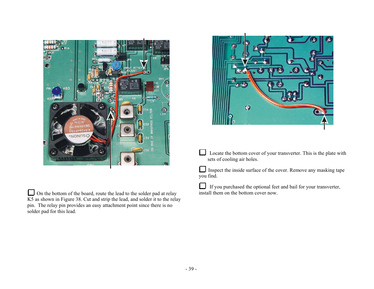 Elecraft XV Assembly Manual for XV432 MHz User Manual | Page 41 / 48