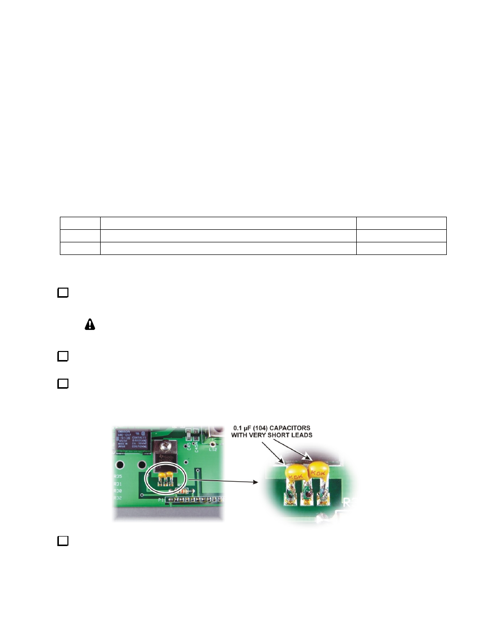 Elecraft XV Bypass Capacitor Change User Manual | 2 pages