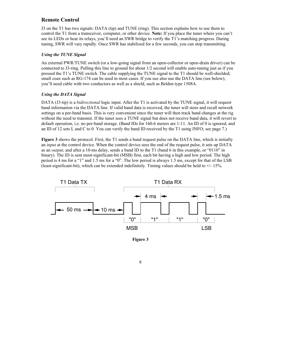 Elecraft T1 ATU Owner's Manual User Manual | Page 8 / 12