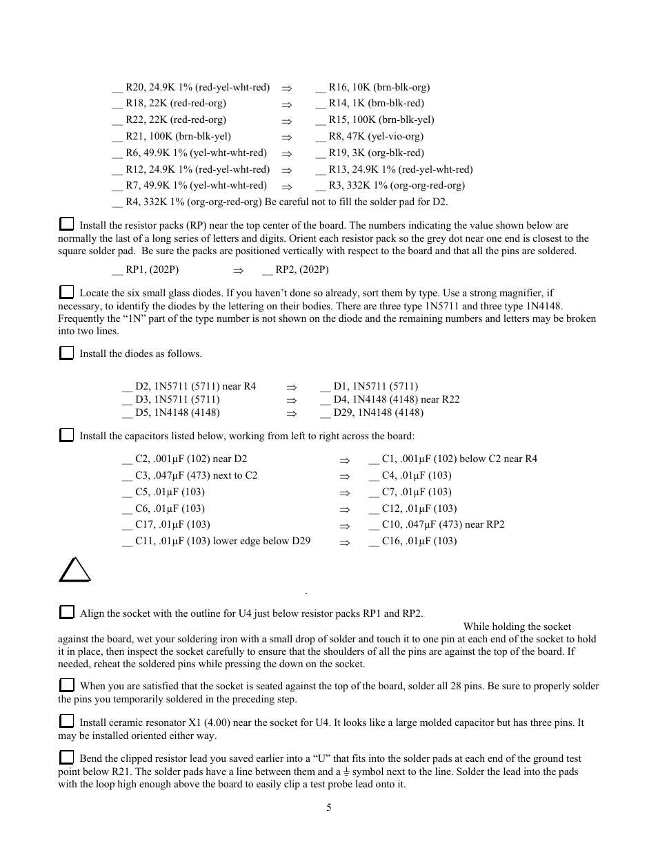 Elecraft W1 User Manual | Page 5 / 15