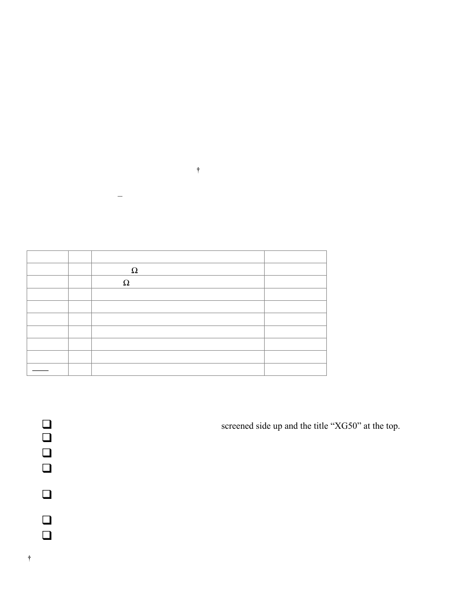 Elecraft XG50 User Manual | 2 pages